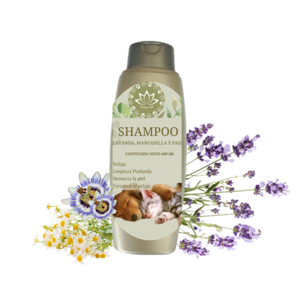 Shampoo Orgánico Natural Perros Gatos Mascotas RELAJANTE