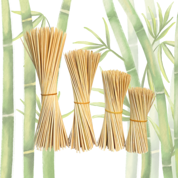 PALILLOS DE BAMBU PARA BROCHETA - Imagen 3