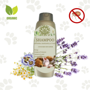 SHAMPOO  RELAJANTE ORGÁNICO PARA MASCOTAS