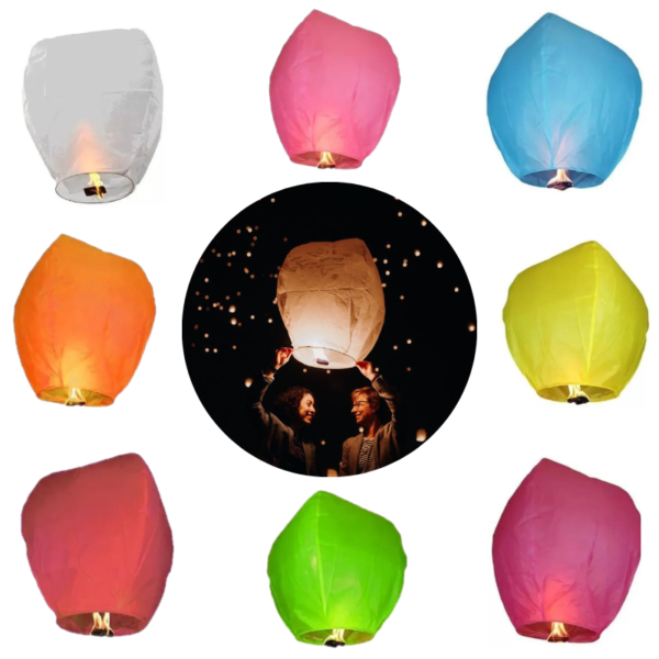 GLOBO DE CANTOYA MULTICOLOR