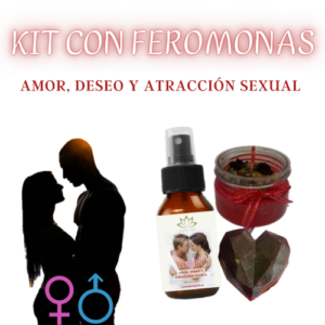 KIT AMOR Y ATRACCIÓN SEXUAL  LOCION CON FEROMONAS