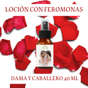 LOCIÓN CON FEROMONAS ATRACCIÓN SEXUAL AMOR Y DESEO