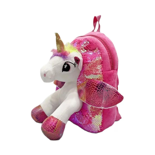 Mochila de unicornio de peluche outlet