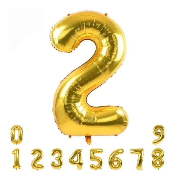 NUMERO METALICO DE GLOBO - Imagen 3