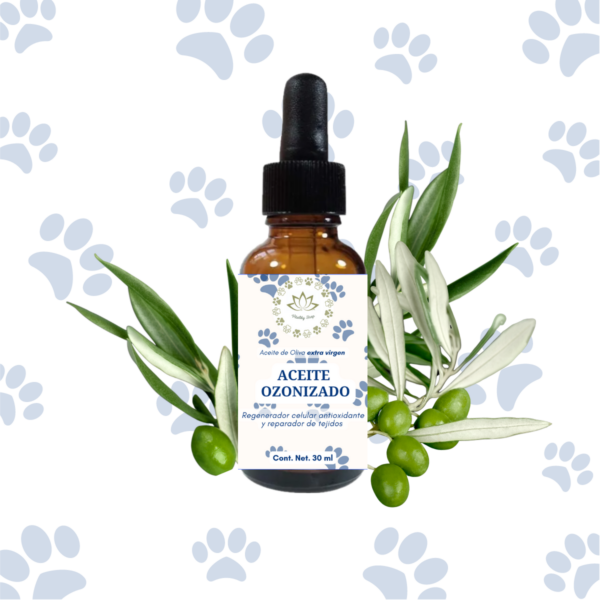 Aceite Ozonizado Desinfecta Hidrata Humecta Para Mascotas Perro Gato 30ML - Imagen 3