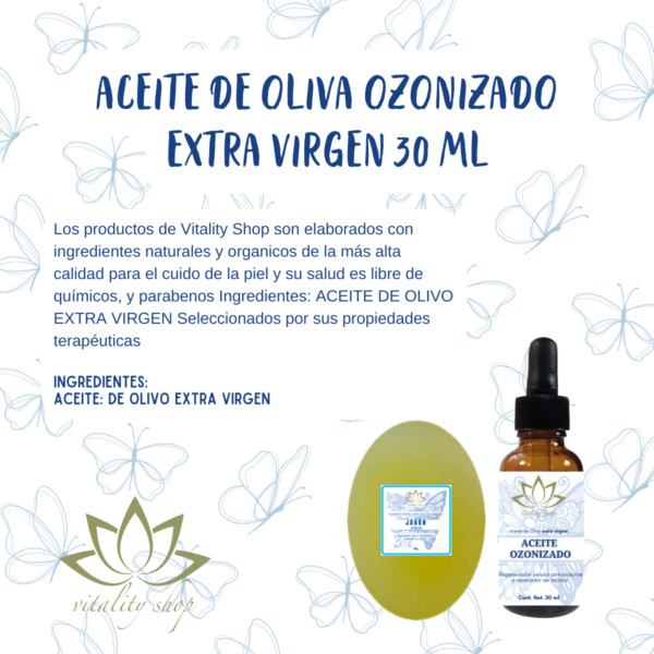 Aceite Y Jabón Ozonizado Para Heridas Acné Regenera La Piel - Imagen 3