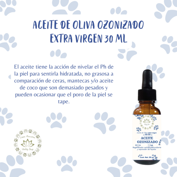 Aceite Ozonizado Desinfecta Hidrata Humecta Para Perro Gato - Imagen 4