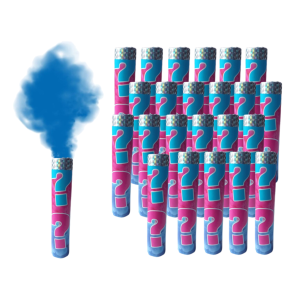 Bomba Revelación De Sexo Humo Bengala Baby shower Niño Niña 25pz - Imagen 4