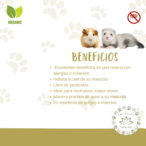 Baño En Seco Orgánico Piel Sensible Con Repelentes Naturales 250ml - Imagen 4